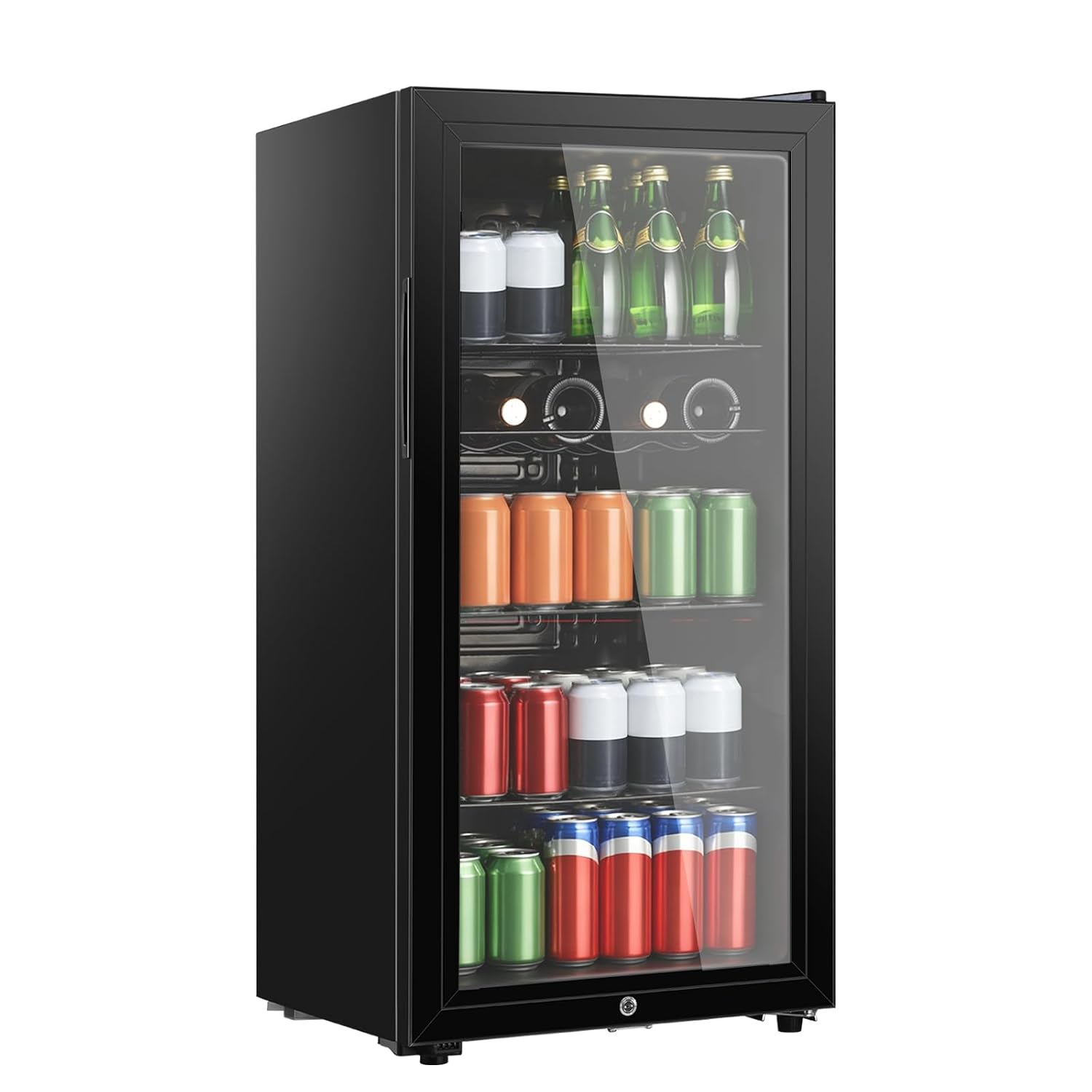 Home Bar And Fridge - 4.5 cu.ft Beverage Refrigerator Cooler, Mini