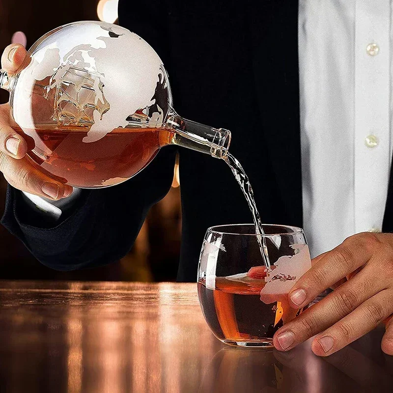 850Ml Whiskey Globe Decanter S - Decanter Globe Set ulasan dan harga