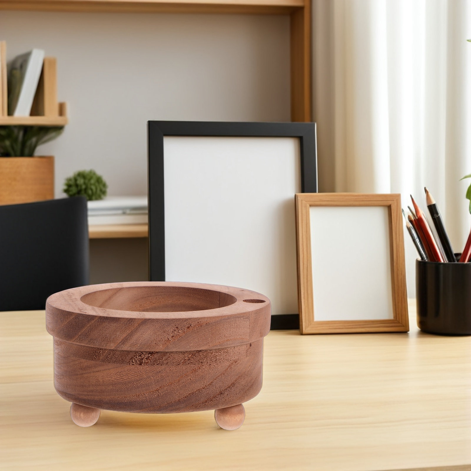 Wooden Cup Holder for Countert - Home Bar Stand ulasan dan harga