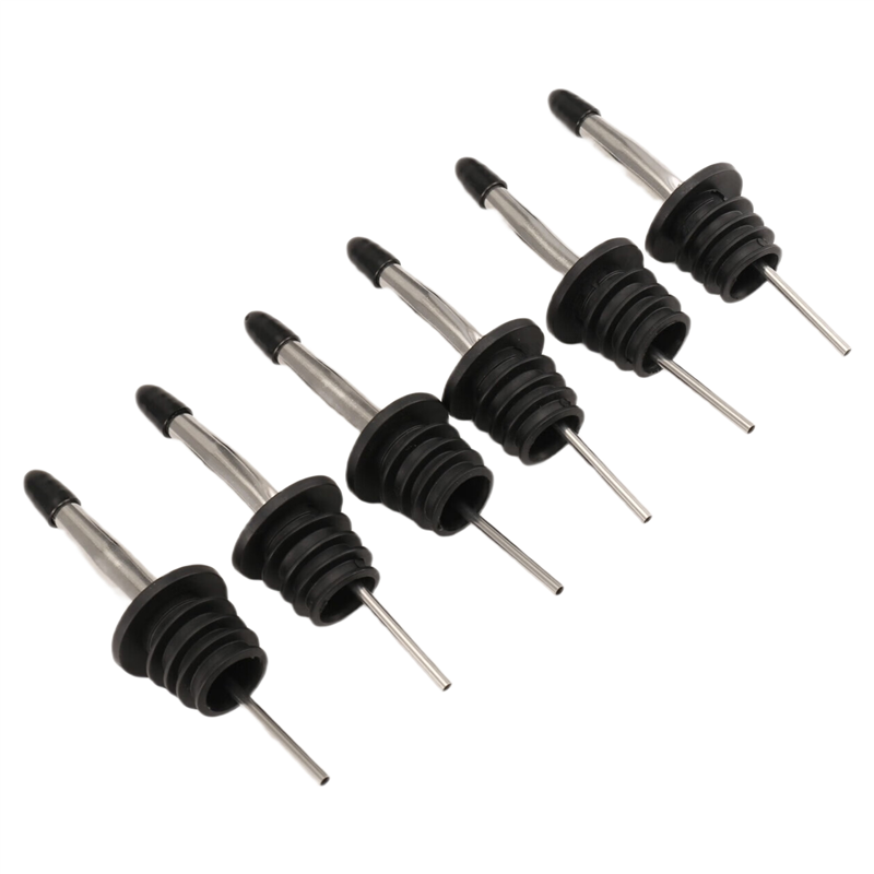 AB34-6Pcs Stainless Steel Pour - Speed Pourer Cap ulasan dan harga