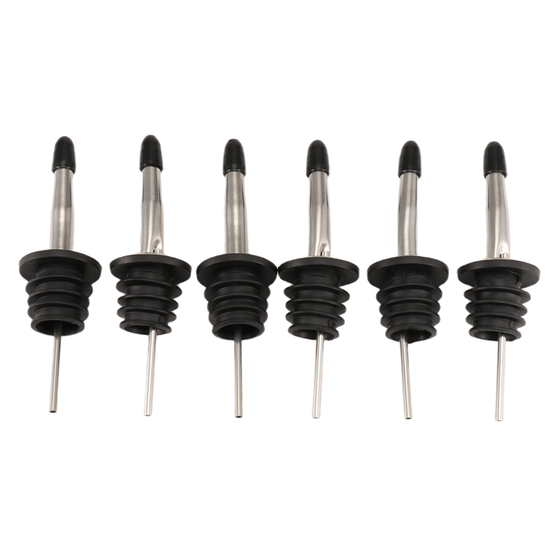 AB34-6Pcs Stainless Steel Pour - Speed Pourer Cap ulasan dan harga