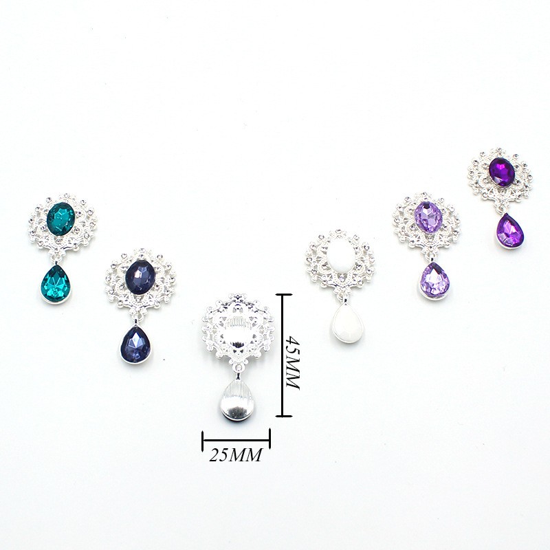 Shiny 25 * 46MM 10Pcs Crystal  - Cocktail Recipe Book ulasan dan harga