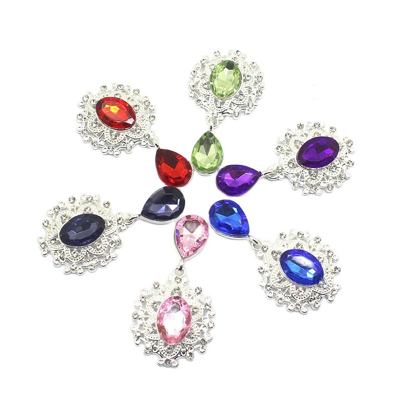 Shiny 25 * 46MM 10Pcs Crystal  - Cocktail Recipe Book ulasan dan harga