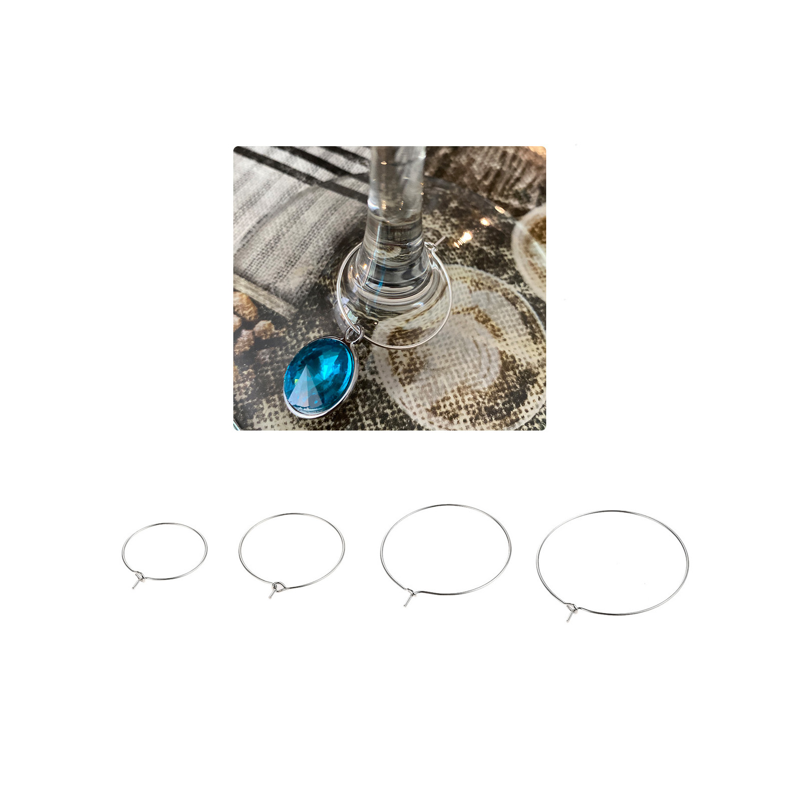 100pcs Iron Rings Making Wine  - Cocktail Recipe Book ulasan dan harga