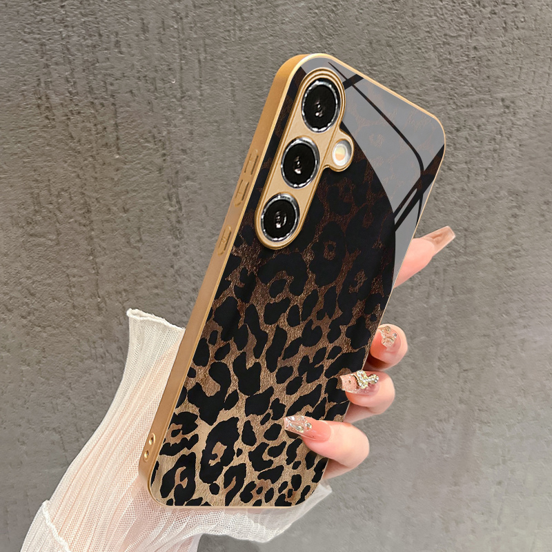 Retro Leopard Print 2D Phone C - Old Fashioned Glass ulasan dan harga